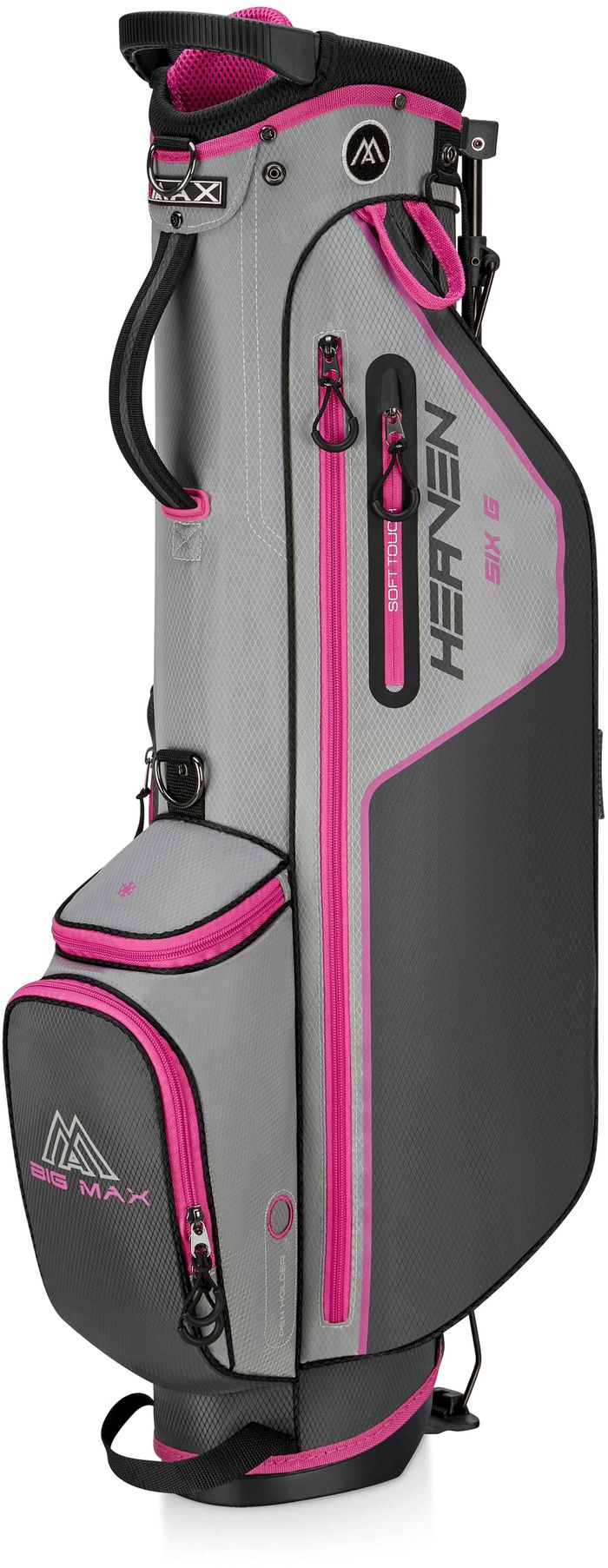 BigMax Heaven Six G, Charcoal, Silver, Fuchsia