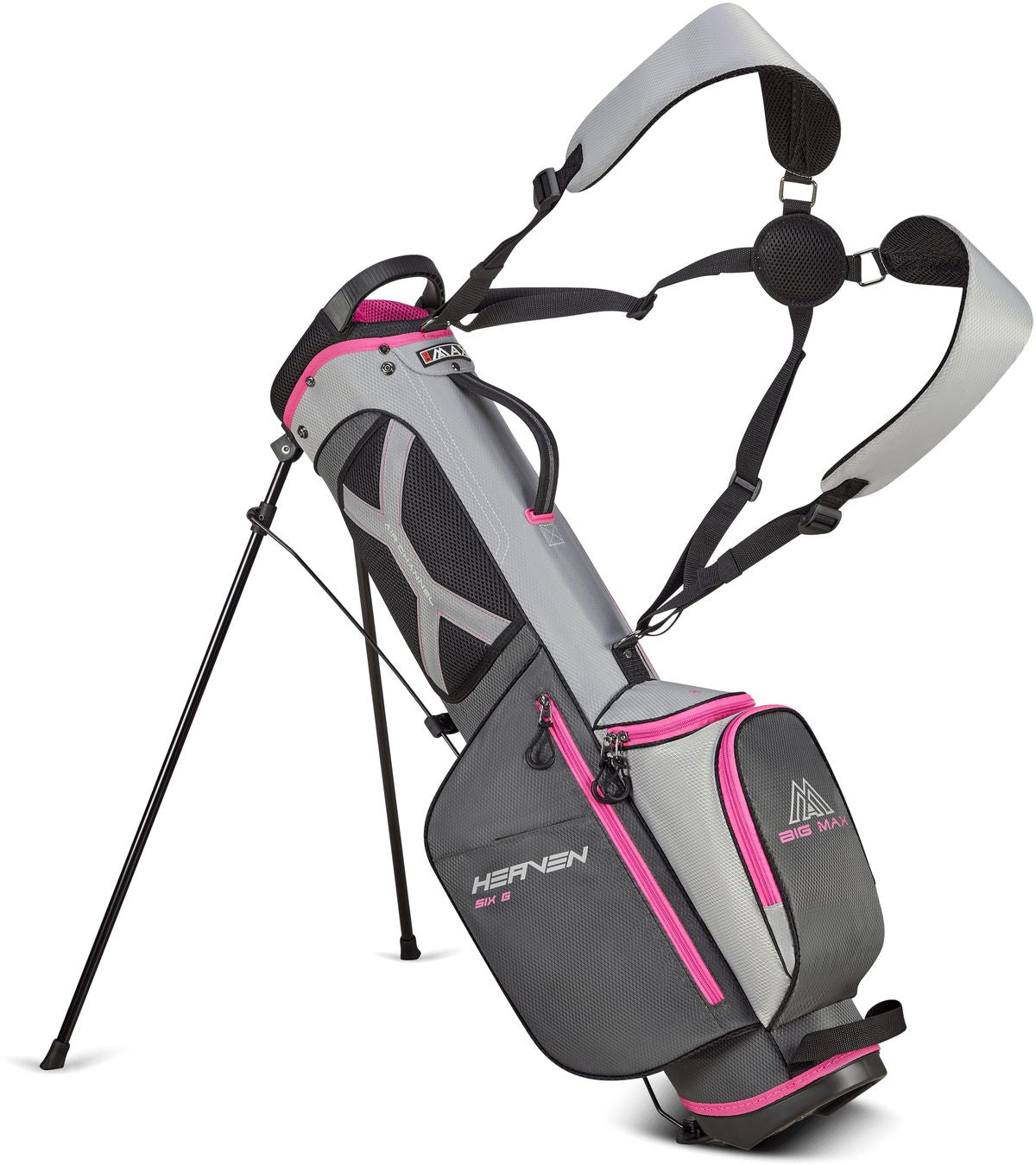 BigMax Heaven Six G, Charcoal, Silver, Fuchsia