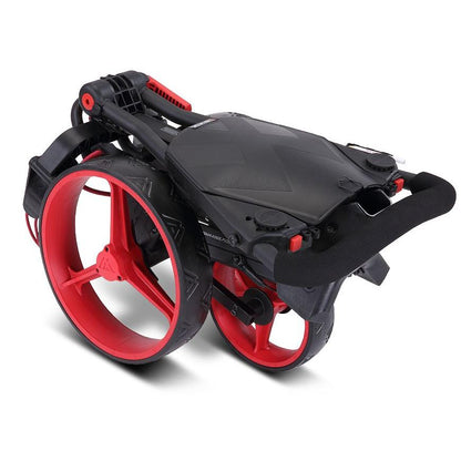 BigMax IQ2, Phantom Black, Red, ruční golfový vozík