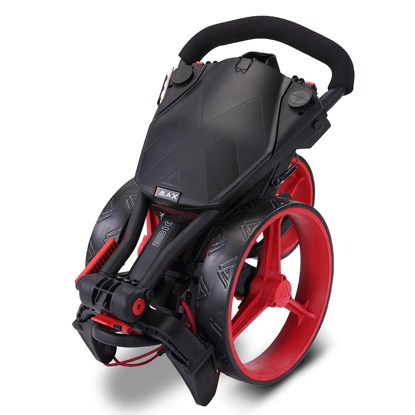 BigMax IQ2, Phantom Black, Red, ruční golfový vozík
