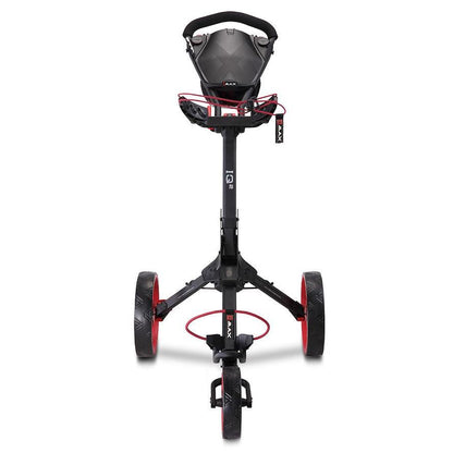 BigMax IQ2, Phantom Black, Red, ruční golfový vozík