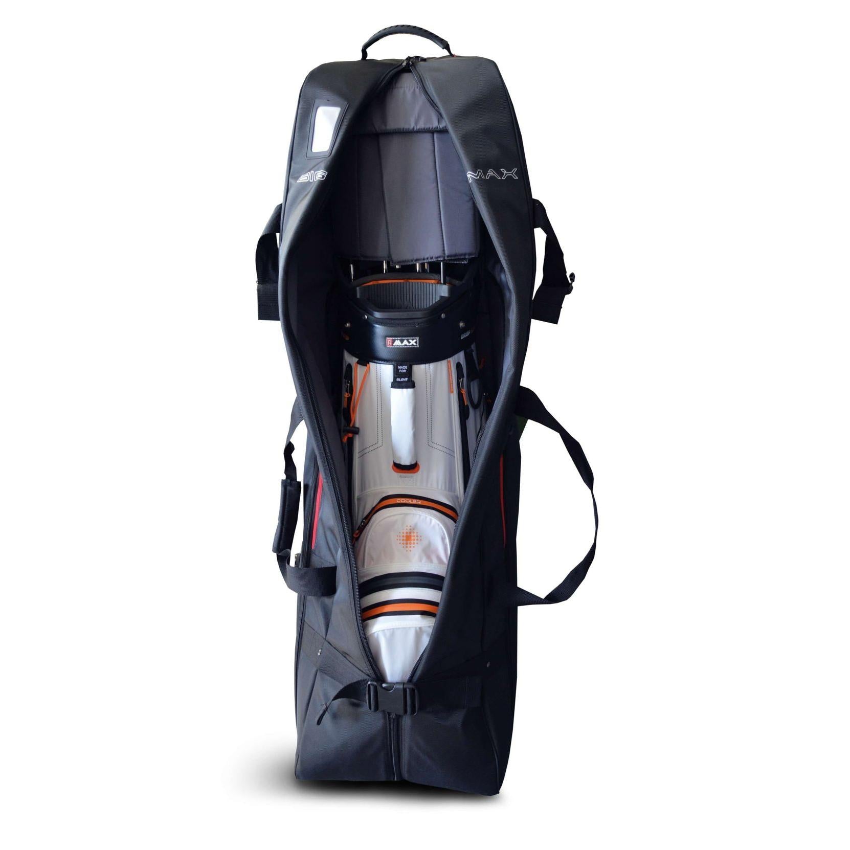 BigMax Traveler, černý cestovní obal na golfové hole