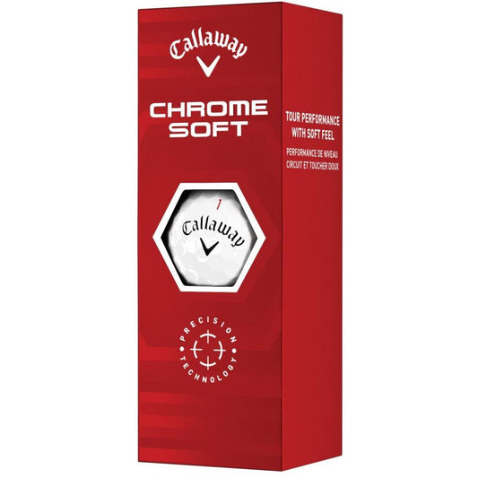 Callaway Chrome Soft 22, bílé golfové míčky