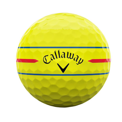 Callaway Chrome Soft 26 Triple Track 360, žluté, s vylepšeným mířením