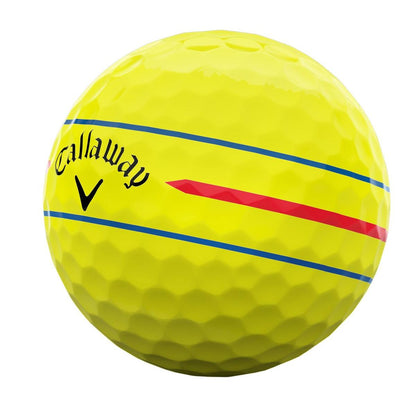 Callaway Chrome Soft 26 Triple Track 360, žluté, s vylepšeným mířením