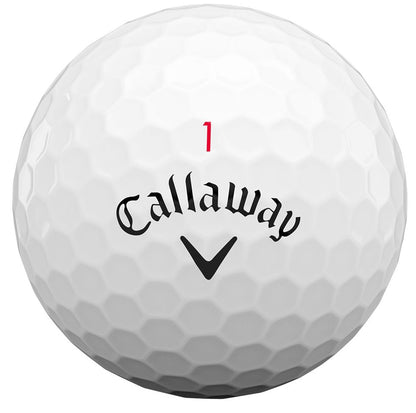 Callaway Chrome Soft X, bílé golfové míčky