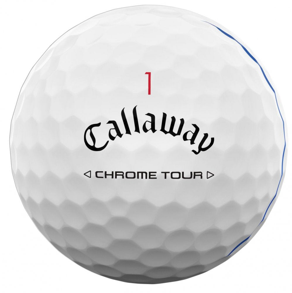 Callaway Chrome Tour 24, Triple Track, bílé golfové míčky