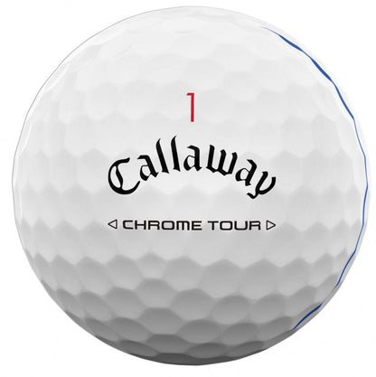 Callaway Chrome Tour 24, Triple Track, bílé golfové míčky