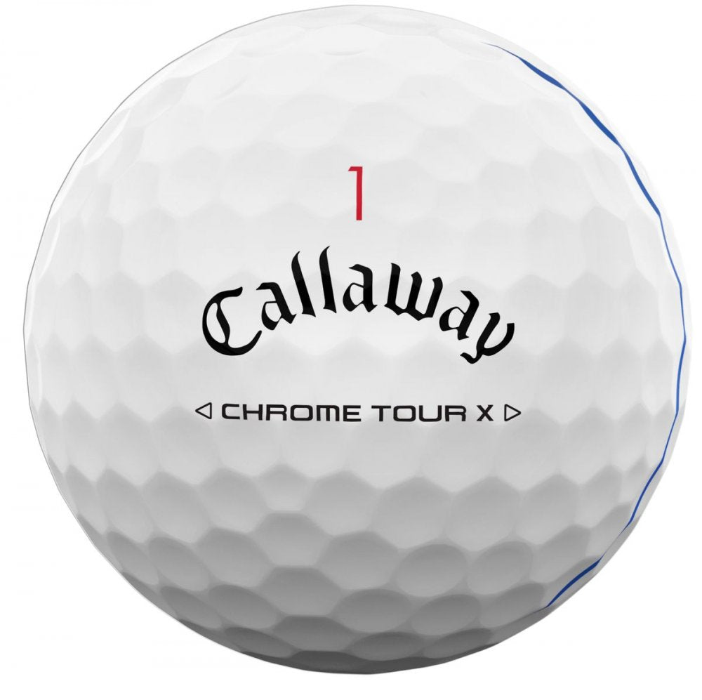 Callaway Chrome Tour X 24, Triple Track, bílé golfové míčky