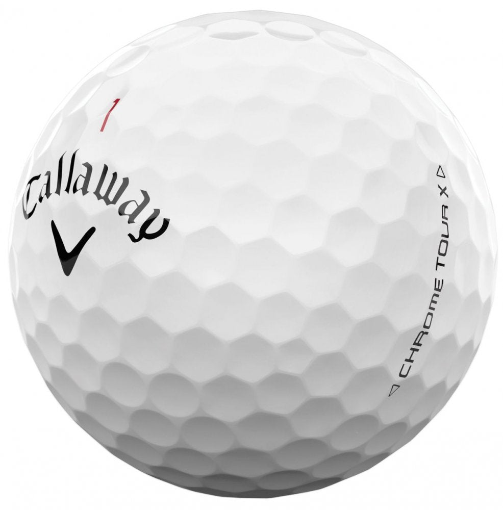Callaway Chrome Tour X 24, bílé golfové míčky