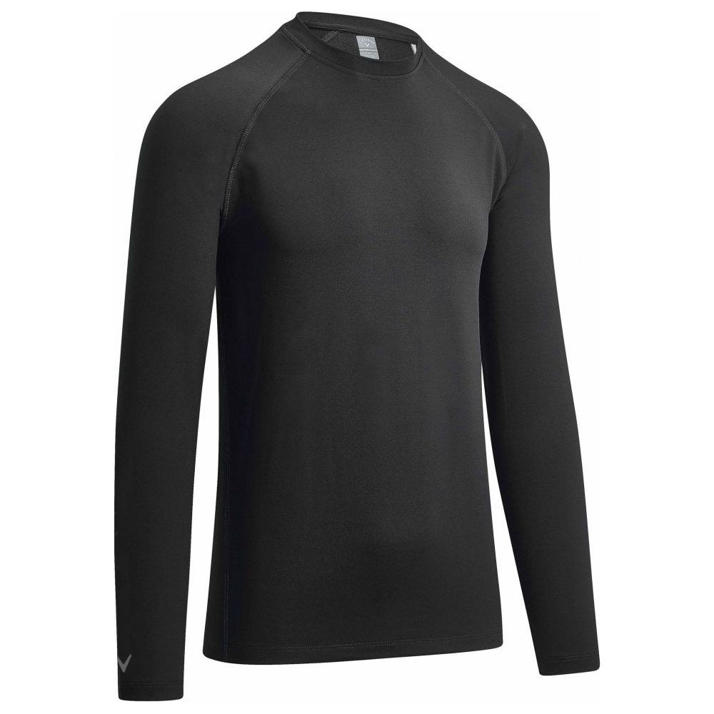 Callaway Crew Neck, Černé, golfové termo tričko pro muže
