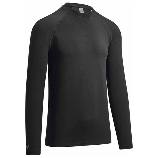 Callaway Crew Neck, Černé, golfové termo tričko pro muže