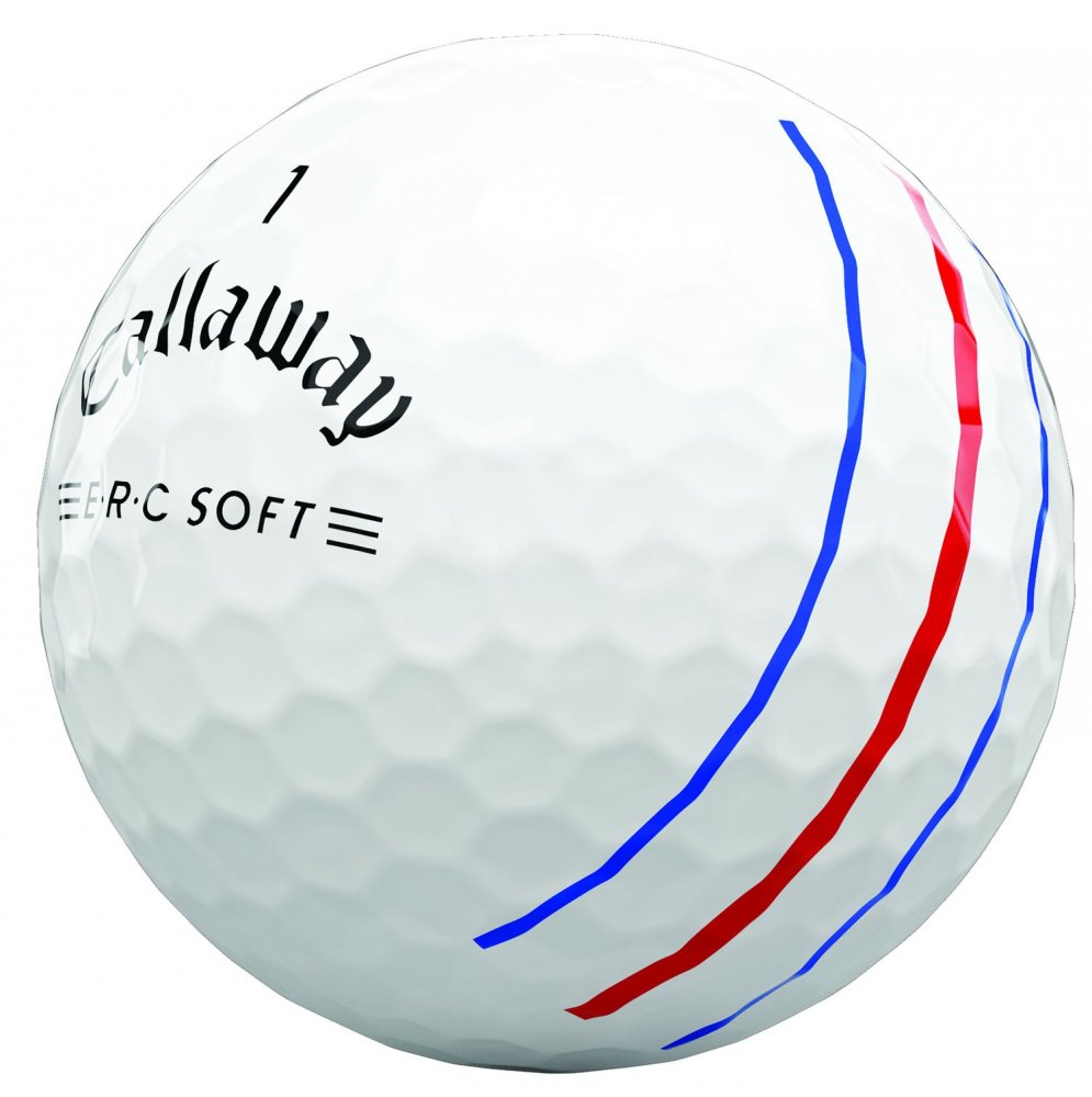 Callaway ERC Soft Triple Track 21, bílé golfové míčky