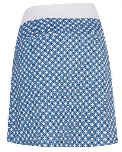 Callaway Floral Geo Wrap Skort, Brilliant White