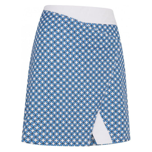 Callaway Floral Geo Wrap Skort, Brilliant White