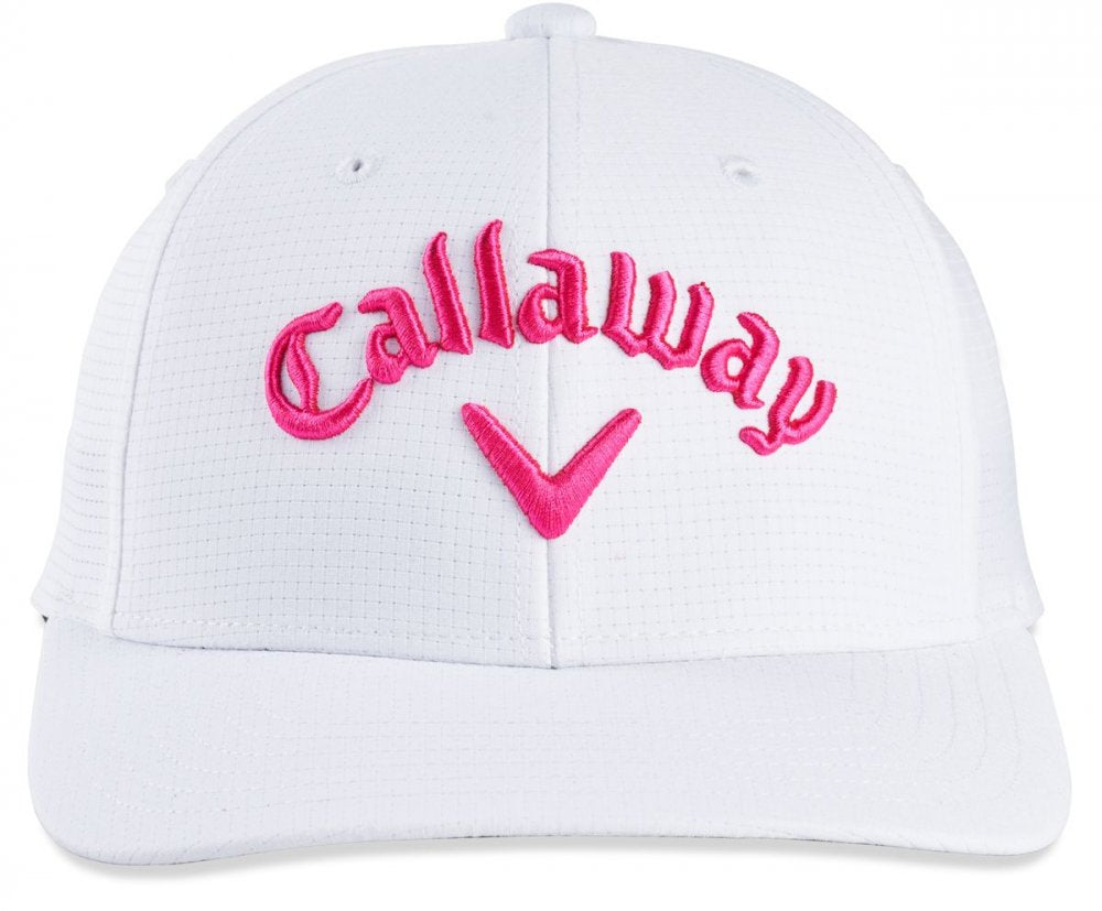 Callaway Junior Tour, Bílá, Růžová, golfová kšiltovka pro holky