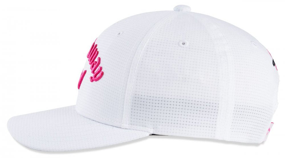 Callaway Junior Tour, Bílá, Růžová, golfová kšiltovka pro holky