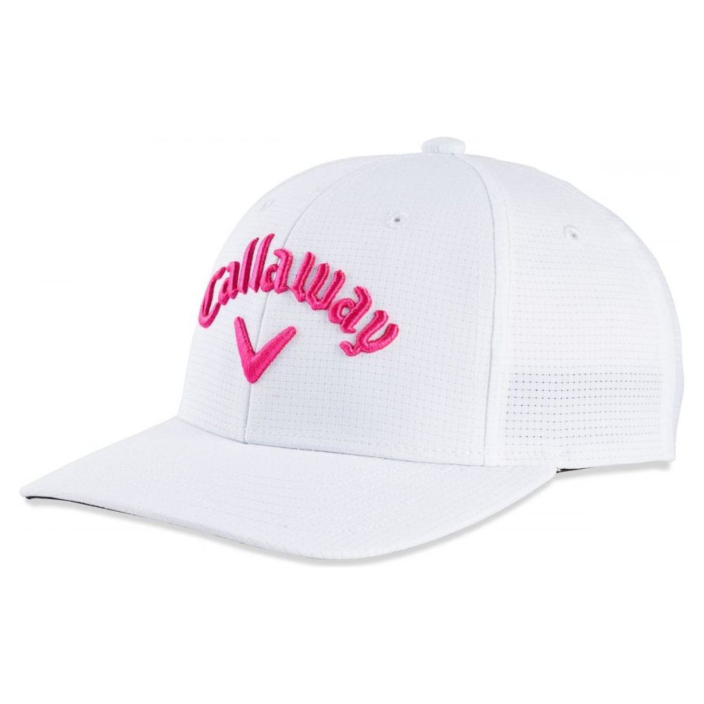 Callaway Junior Tour, Bílá, Růžová, golfová kšiltovka pro holky