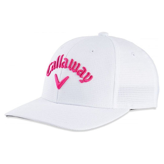 Callaway Junior Tour, Bílá, Růžová, golfová kšiltovka pro holky