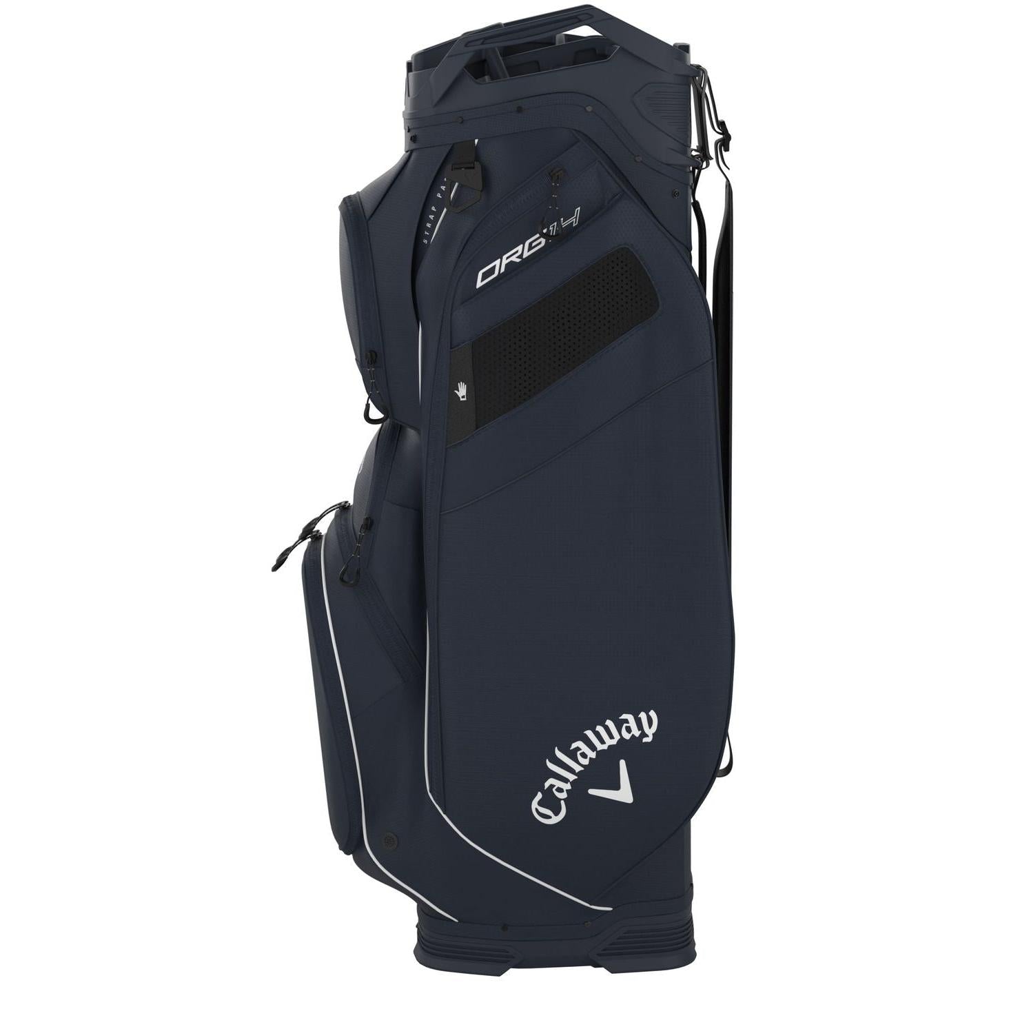 Callaway Org 14, tmavě modrý golfový bag na vozík