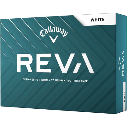 Callaway Reva 2025, dámské bílé golfové míčky