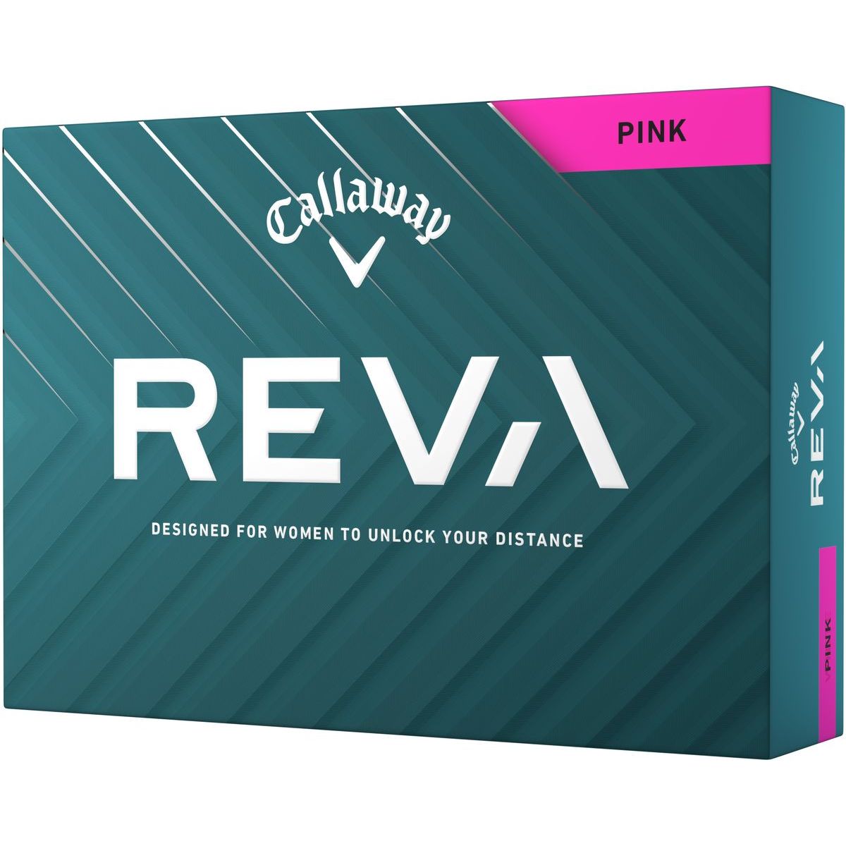 Callaway Reva 2025, dámské růžové golfové míčky