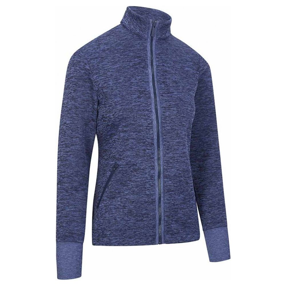 Dámská golfová mikina Callaway Dual Action Fleece, Peacoat Heather