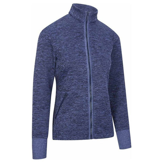 Dámská golfová mikina Callaway Dual Action Fleece, Peacoat Heather