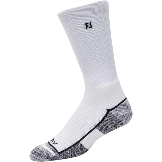 FootJoy ProDry Crew, weiße Herren Golf-Socken