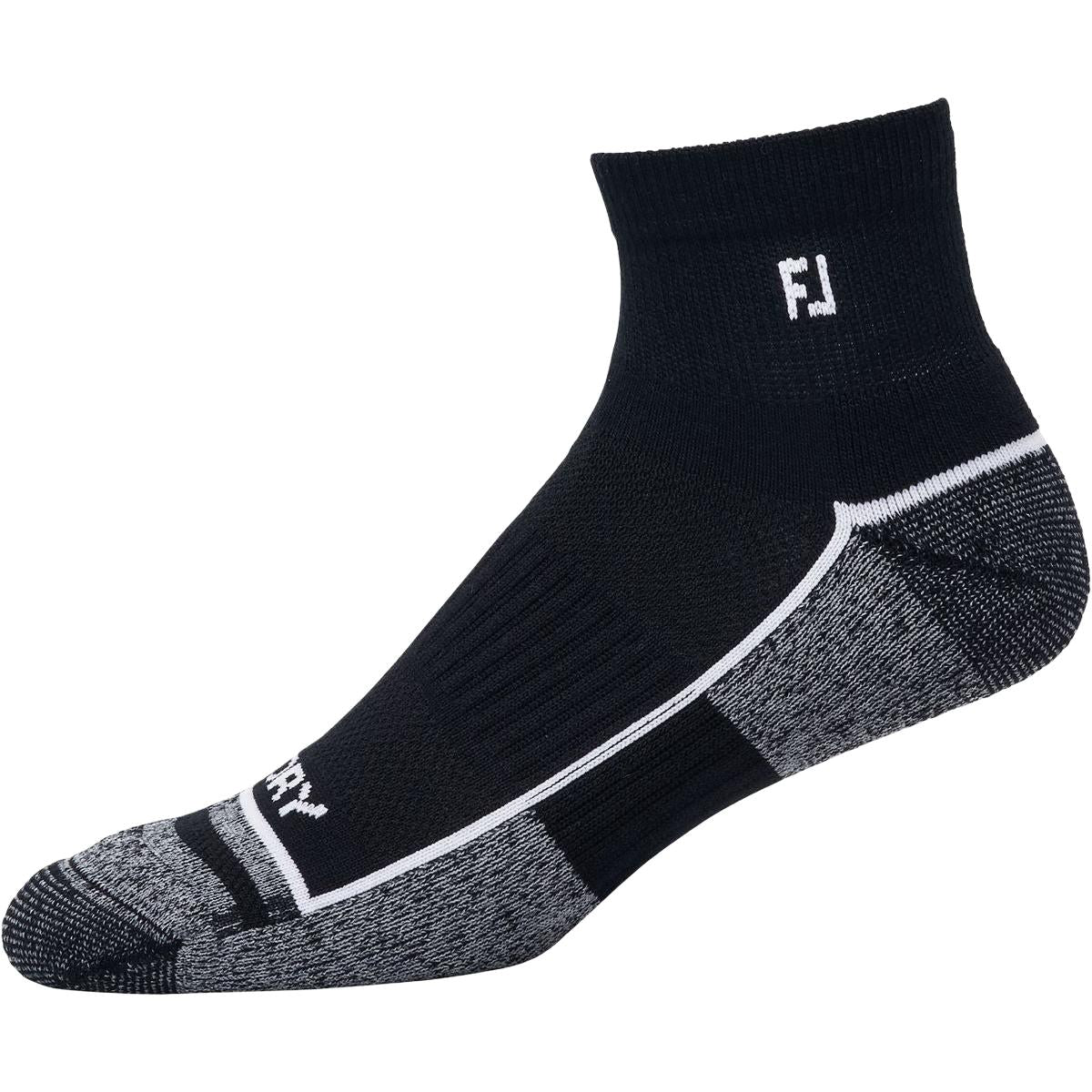 FootJoy ProDry Mens, Quarter, černé pánské golfové ponožky