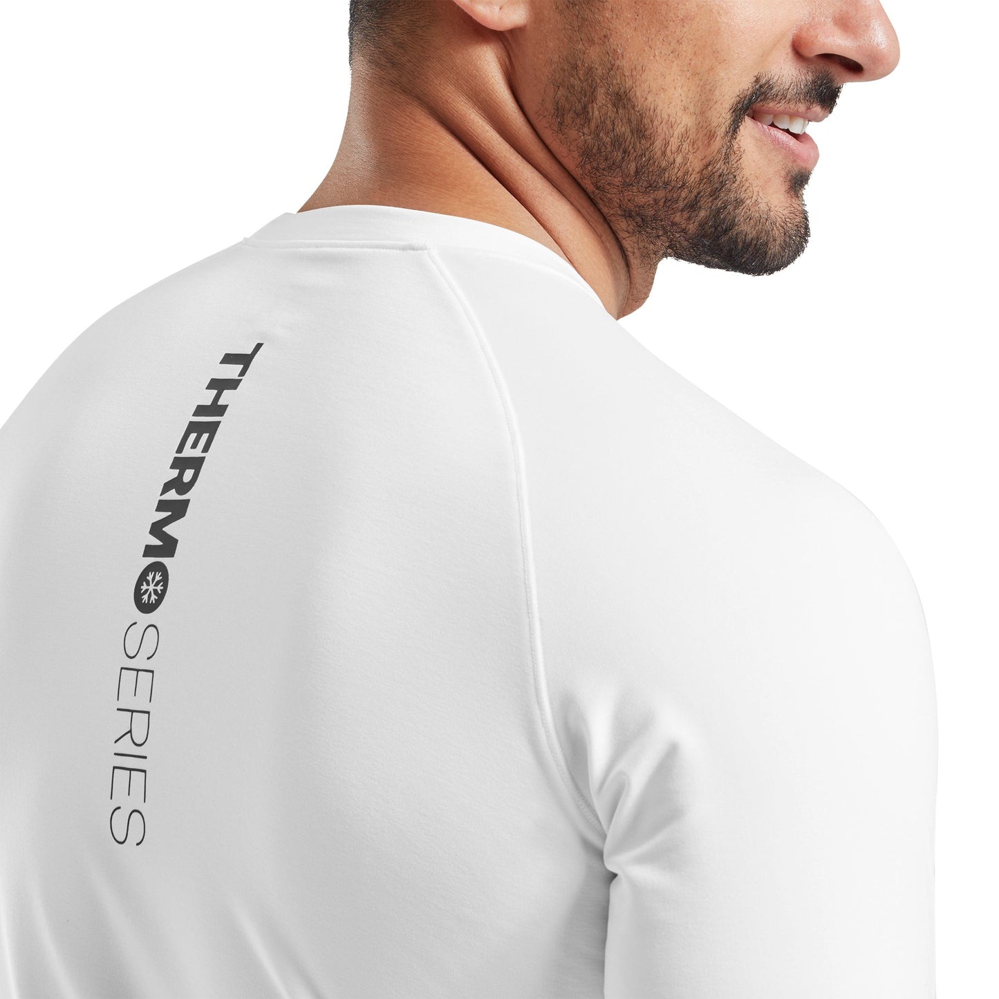 FootJoy ThermoSeries Fleece Baselayer, White, pánské termo tričko