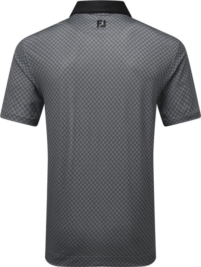 FootJoy Checker Print Lisle Riverbank, pánské golfové tričko