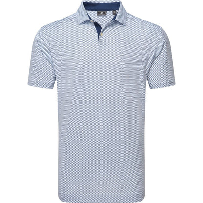 FootJoy Irongate Print Lisle Liberty, pánské golfové tričko