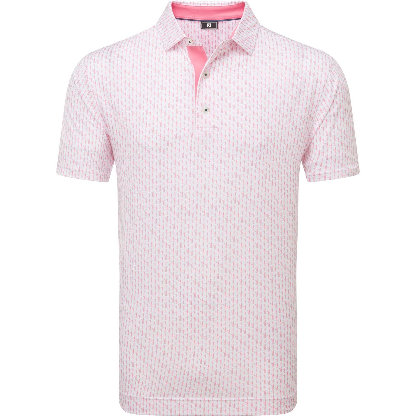 FootJoy Figure Print Lisle Seabrook, pánské golfové tričko