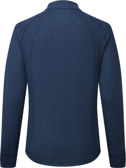 FootJoy Embossed Full Zip, Navy, dámská golfová mikina