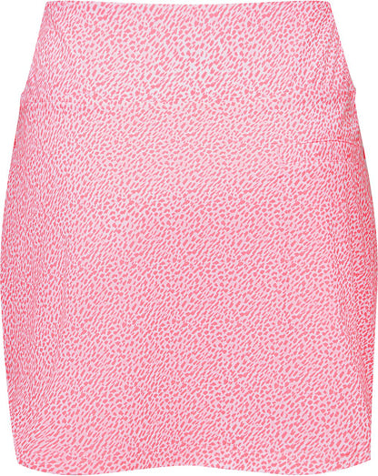 FootJoy Knit Skort, Pink Animal Print, dámská golfová sukně