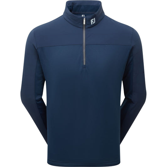 FootJoy ThermoSeries Hybrid Midlayer, Navy, men's golf sweatshirt
