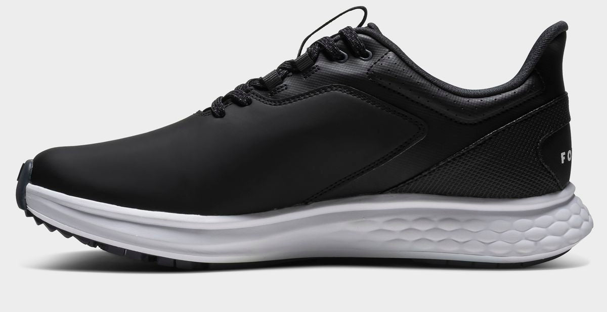 FootJoy Pulse, Black, Black, White, men's golf shoes