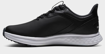 FootJoy Pulse, Black, Black, White, men's golf shoes