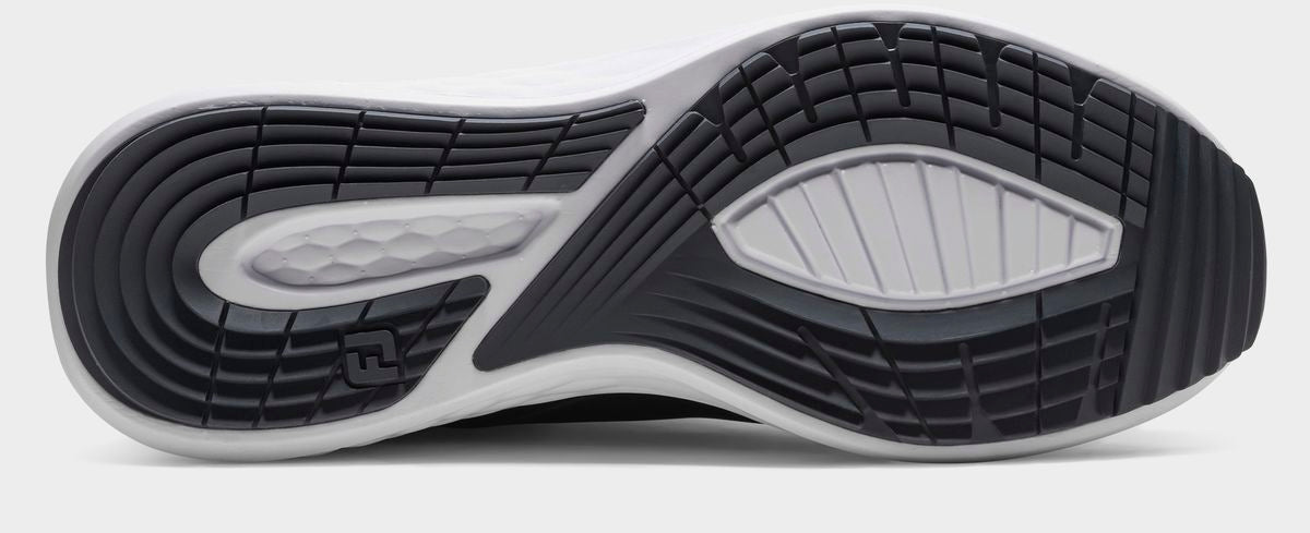 FootJoy Pulse, Black, Black, White, men's golf shoes