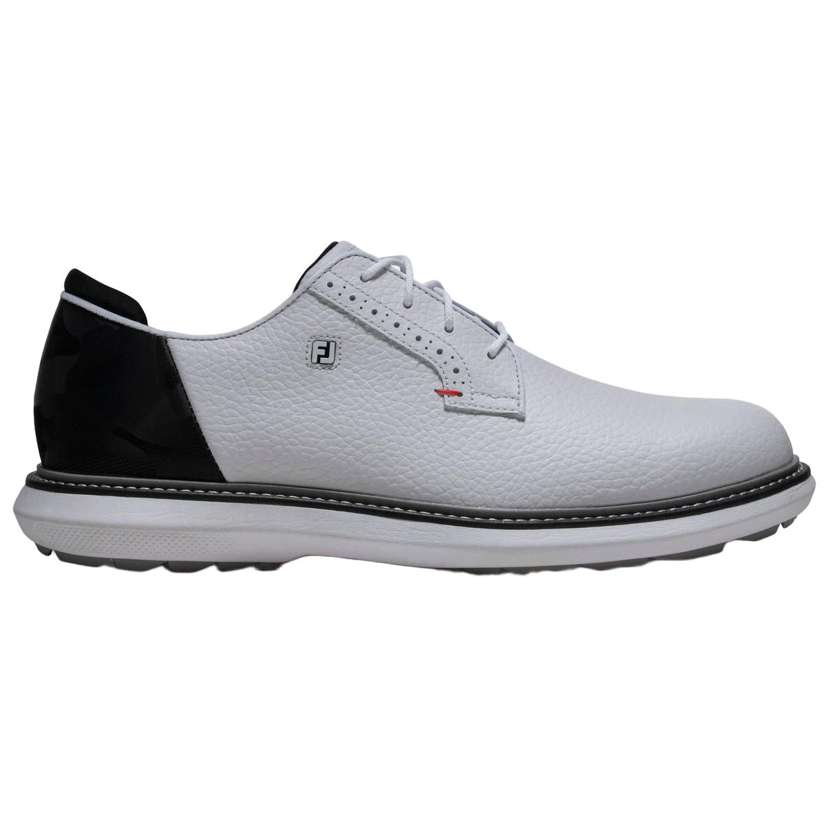 FootJoy Traditions SL, White, Black, Red, pánské golfové boty