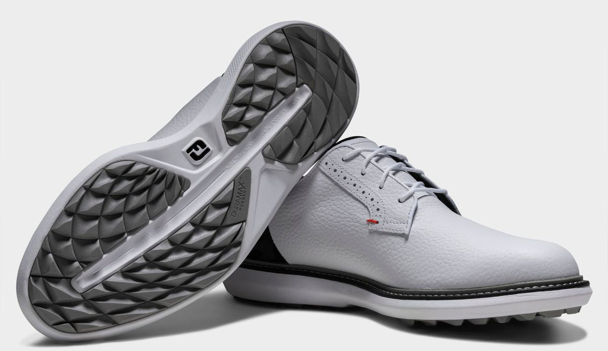 FootJoy Traditions SL, White, Black, Red, pánské golfové boty