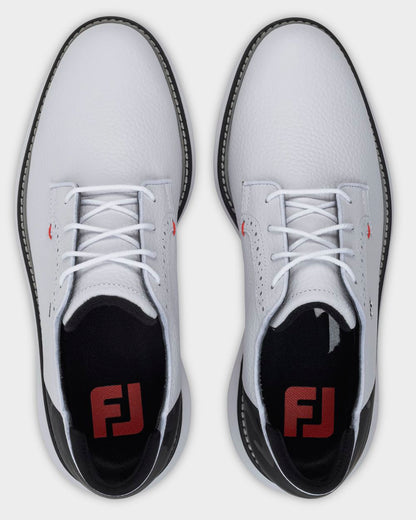FootJoy Traditions SL, White, Black, Red, pánské golfové boty