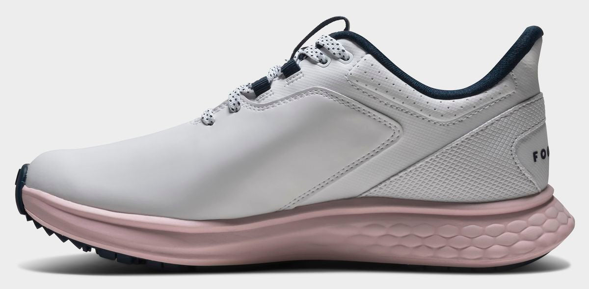 FootJoy Pulse Ladies, White, Navy, Pink, dámské boty na golf