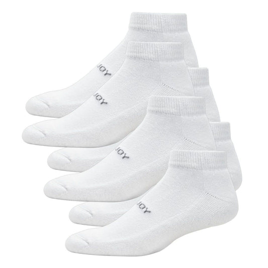 FootJoy ComfortSof Sport, 3 páry, bílé pánské golfové ponožky