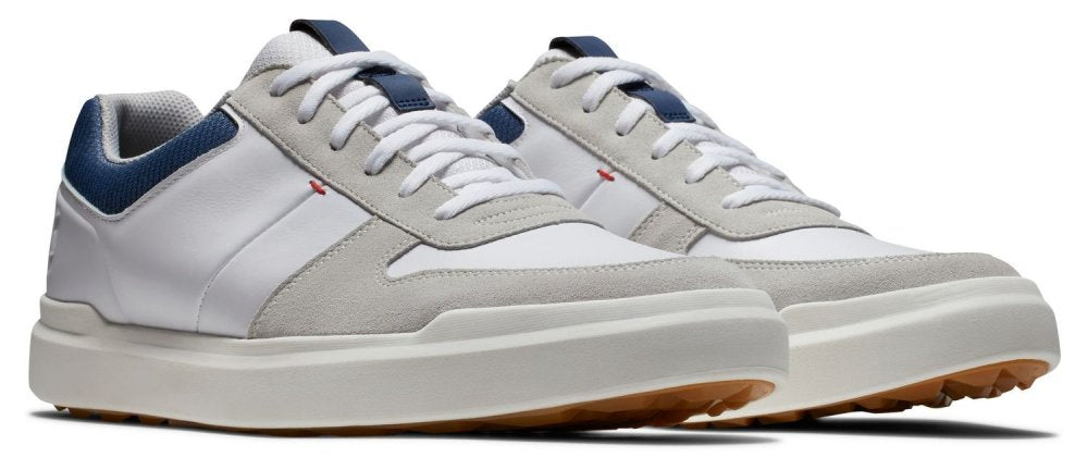 FootJoy Contour Casual, White, Navy, Grey