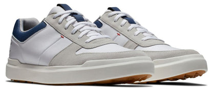FootJoy Contour Casual, White, Navy, Grey