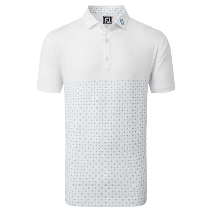 FootJoy Engineered Foulard, White, True Blue, Navy FootJoy