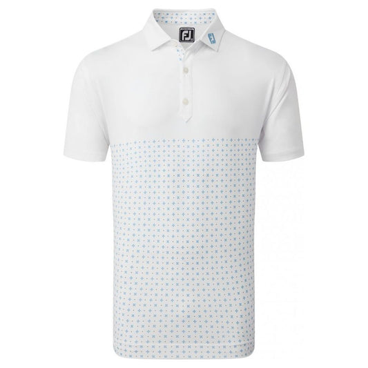 FootJoy Engineered Foulard, White, True Blue, Navy