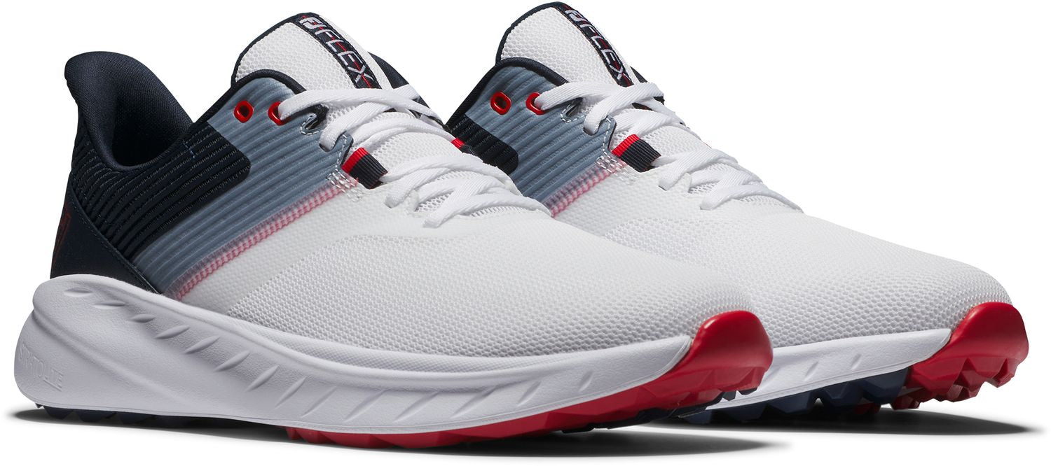 FootJoy Flex, White, Navy, Red